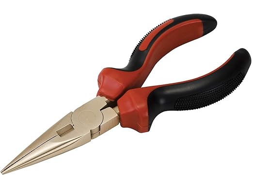 CS Unitec EX611-7A Non-Sparking Aluminum Bronze (Albr) 180Mm(7-3/16In) Long Nose Pliers