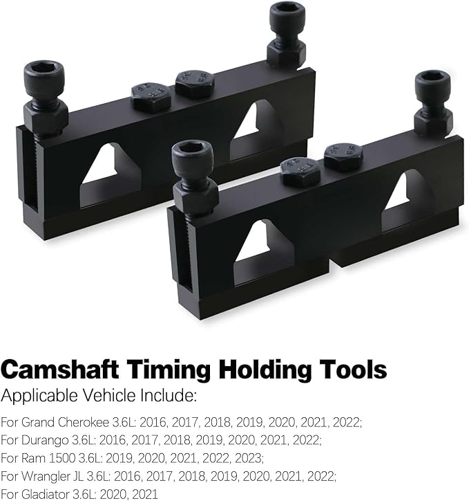 Camshaft Holding Tool Timing Camshaft Locking Tool Cam Locking Timing Tool for Grand Cherokee for Durango for Ram 1500 for Wrangler JL for Gladiator 3.6L Upgrade PHEV WD WK JL DT Engines