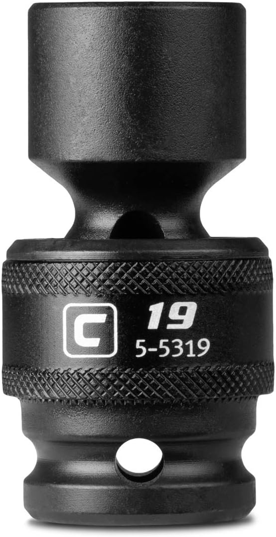 Capri Tools 19 mm Universal Impact Socket, 1/2-Inch Drive, 6-Point, Metric