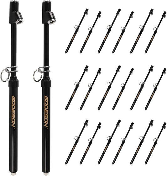 GODESON Dual Head Tire Pressure Gauge, Heavy Duty Pencil Tire Gauge Range 10-150PSI,Dual Head Truck Pen Air Pressure Gauge (Pack of 20)…