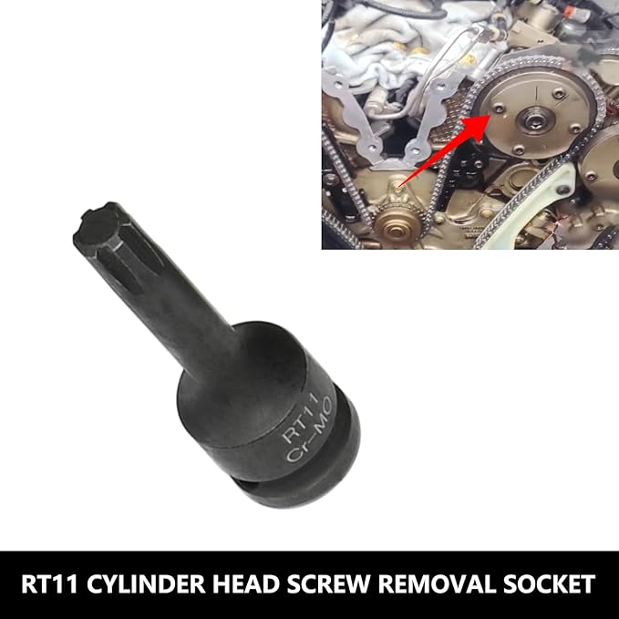 DPTOOL Camshaft Holding Tool Timing Alignment Holder Tool Kit Compatible with Ford Lincoln Mercury 3.5L 3.7L 4V Engines Replace 303-1248 303-1530 OTC 6682 with RT11 Removal Socket and Portable Case