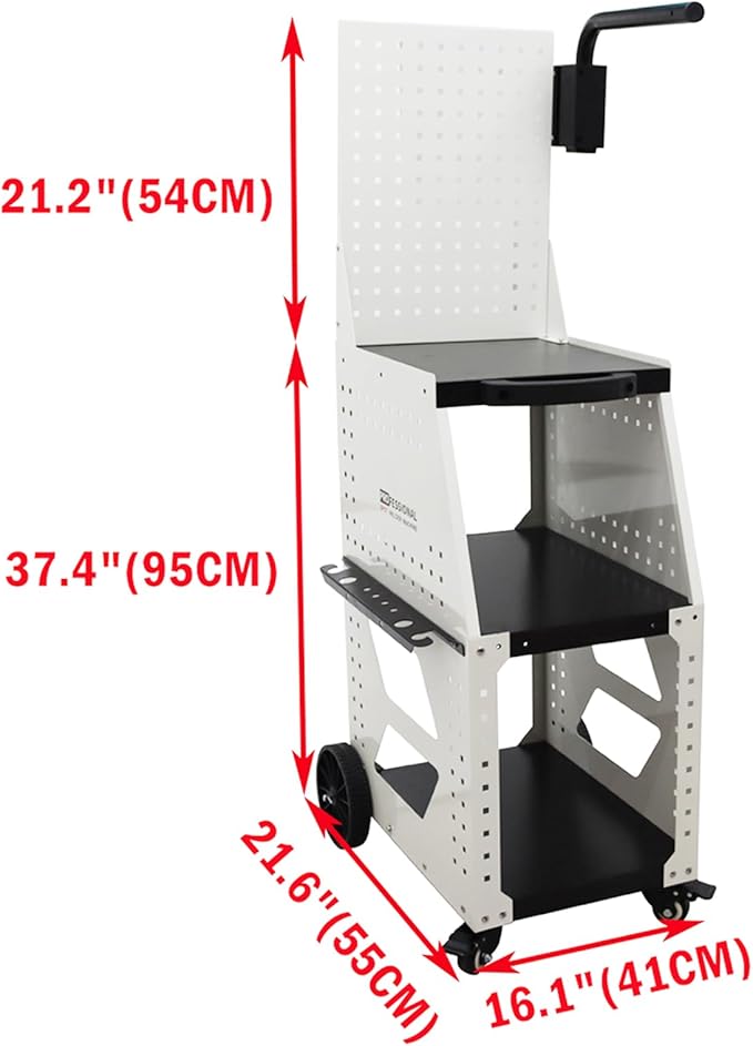 Aluminum and Steel Dent Pulling Machine Stud Welder Dent Repair Kit Spot Welder Machine for Car Truck Motorcycle with Professional Tool Cart 220V