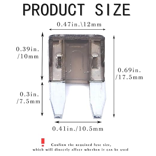 100 Pack Auto Fuses 2 AMP APM/ATM 32V Mini Blade Style Fuses 2A Short Circuit Protection Car Fuse (2 AMP)