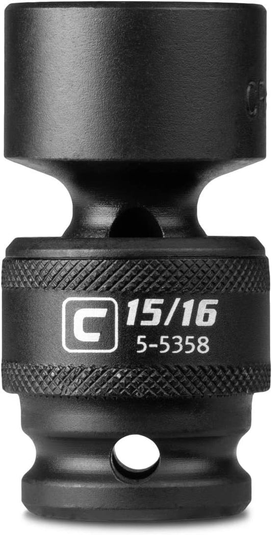 Capri Tools 15/16-Inch Universal Impact Socket, 1/2-Inch Drive, 6-Point, SAE