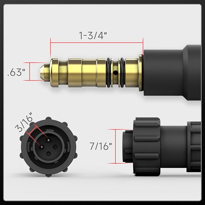 YESWELDER Flexible MIG Welding Gun Torch Stinger 100Amp 10ft (3m) Replacement for Lincoln Magnum 100L K530-6