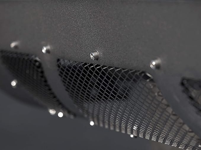 Armordillo MS Series Studded Aluminum Mesh Bull Bar Compatible with 2019-2021 Chevy Silverado/GMC Sierra 1500|8723685|Matte Black|Front Bumper Guard|Bull Guard