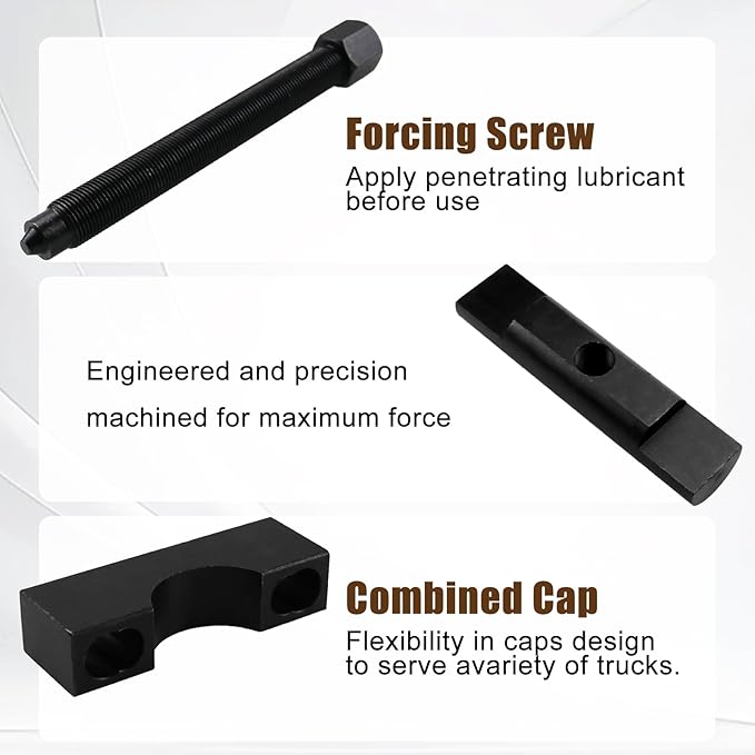 RULLINE Commercial Heavy Duty 60050 Yoke Puller for Semi Trucks, Compatible with Class 6-8 Transportation Trucks & Equipment – Model 10803