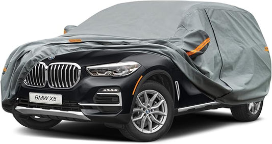 Kayme Heavy Duty SUV Car Cover Custom Fit BMW X5 (2007-2025) Waterproof All Weather for Automobiles, Full Exterior Covers Sun Rain UV Protection.