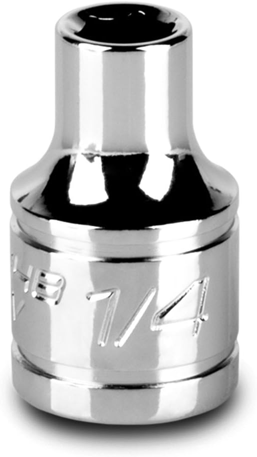 Capri Tools 1/4-Inch Shallow Socket, 3/8-Inch Drive, 6-Point, SAE