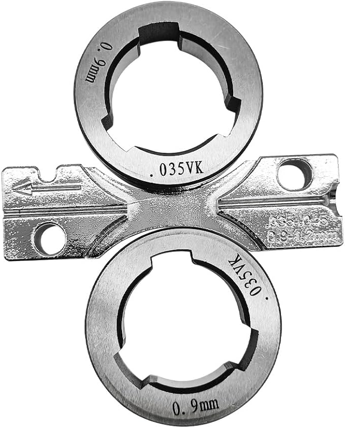KP1696-035C Drive Roll Kit .035" V-Groove Fit for Lincoln 216 255XT 350MP MIG Welder for 25M LF-72 LN-15 LN-25 PRO Dual Power Wire Feeder for Flux Core