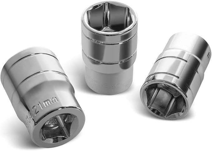 XtremepowerUS Torque Wrench Multiplier Lug Nut Labor Saving Wrench Remover Set (1/2" Driver) Wrench Lug Nut Remover 17mm, 19mm, 21mm Sockets w/Case