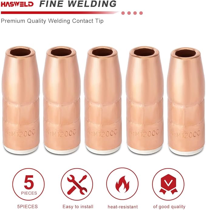 Nozzle For N-M1200C 1/2" Flush AccuLock MDX Fits Miller MDX-250 MDX250 EZ-Select MIG Welding Guns Part 5-PK