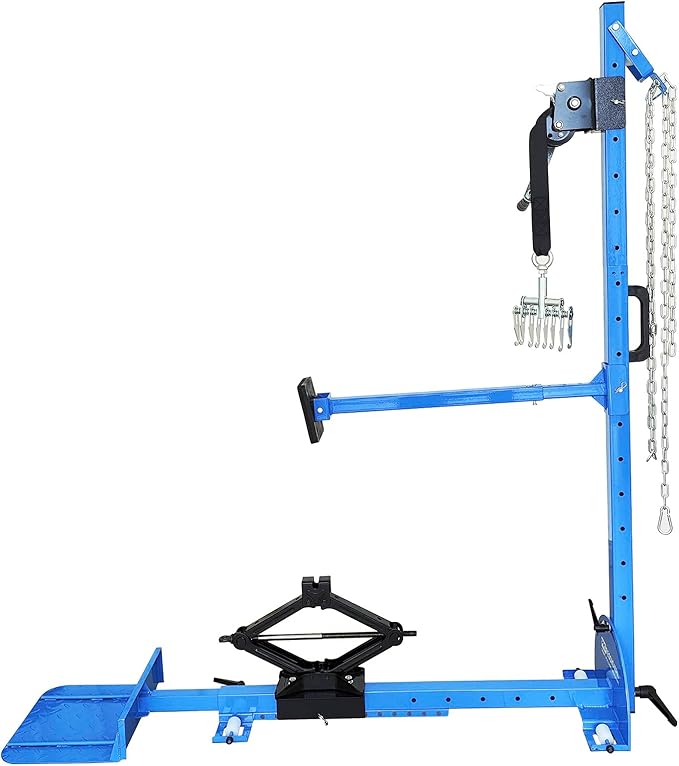 Car Dent Puller Tower - 1760lb (800 kg) Pulling Force, 3 in 1 Car Sheet Metal Pull Systems Repair Tower Car Dent Pull Lever Bar Car Body Stretch Repair Tools