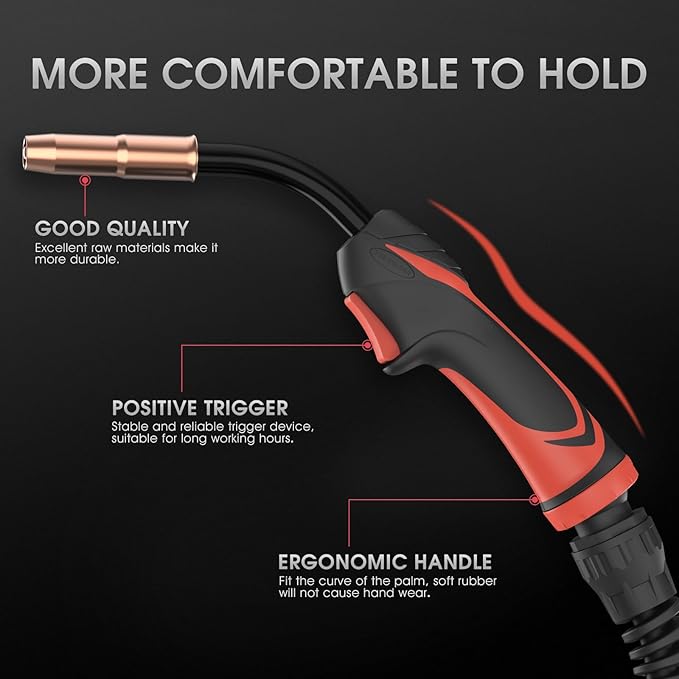 YESWELDER MIG Welding Gun Torch Stinger 15ft (4.5m) 250Amp Replacement for Lincoln Magnum 250L K533-7