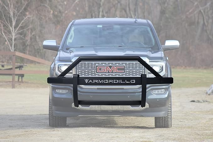 Armordillo 8714195 AR Pre-Runner Style Modular Bumper Grille Guard - Matte Black Fits 2019-2021 GMC Sierra 1500