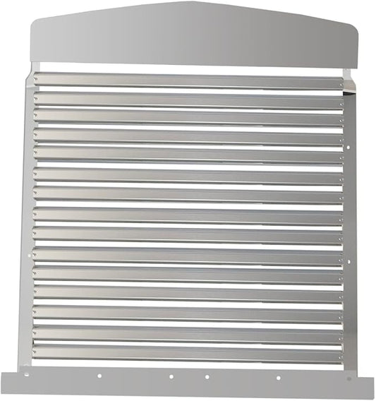W900L Stainless Steel Grille, 15 Louvers