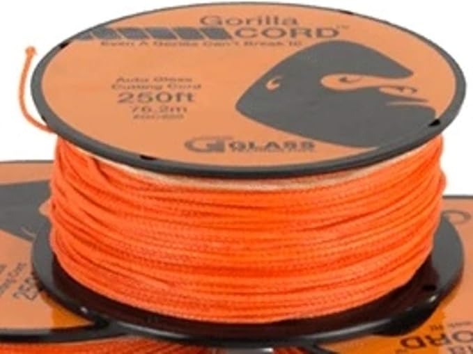 GT Tools Glass Technology - Gorilla Cord Auto Glass Cutting Line - 250 ft | Premium Quality Cutting Line for Precision Windshield Removal | Strong and Reliable Tool for Professionals