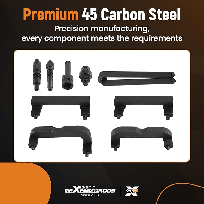 maXpeedingrods Engine Camshaft Timing Tool Kit for VW for Audi 2.0T, 2.4, 2.8, 3.0T, 3.2T, 4.2, 5.2 Engine A4 A6 A6L A8 Q5 Q7 R8, T40133 T40070 T40026 T40071 T40058 T10172 T40069 T10035, 15 PCS