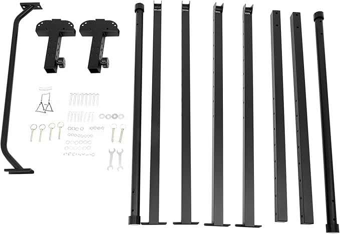 Pull Up Station, Triangular Power Tower Foldable Pull Up Bar Station, Height Adjustable Multi-Function Tower Workout Dip Stand for Home Gym Strength Training Equipment
