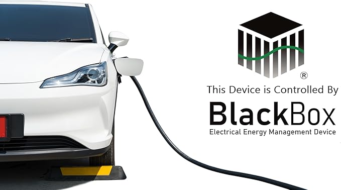 EV Charger BLACKBOX 240V NEMA 3R 60-100A Service Size Weatherproof - No Electrical Panel or Service Upgrade Required Allows 240 Volt up to 60Amp EV Fast Charge Rate EV Load Management. Save $$$