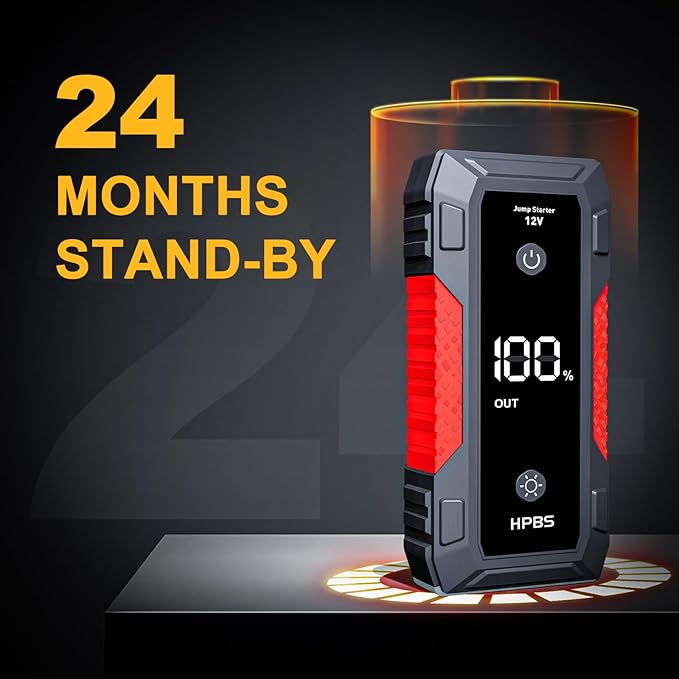 H50 Jump Starter - 5000A Jump Starter Battery Pack for Up to 10.0L Gas and 8.0L Diesel Engines, 12V Portable Car Battery Jump Starter Box with 3.0" LCD Display