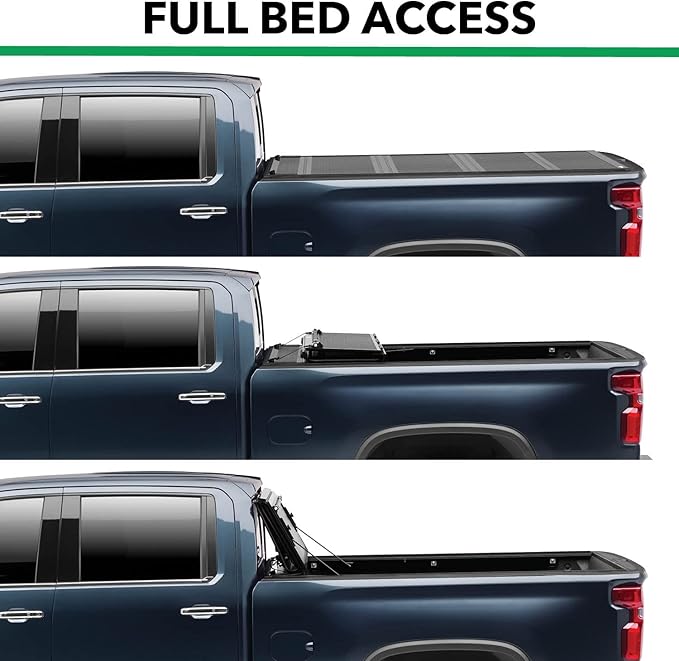 Gator FX Hard Quad-Fold Truck Bed Tonneau Cover | 8828337 | Fits 2021 - 2025 Ford F-150 (Incl. Raptor/Lightning) 6' 7" Bed (78.9")