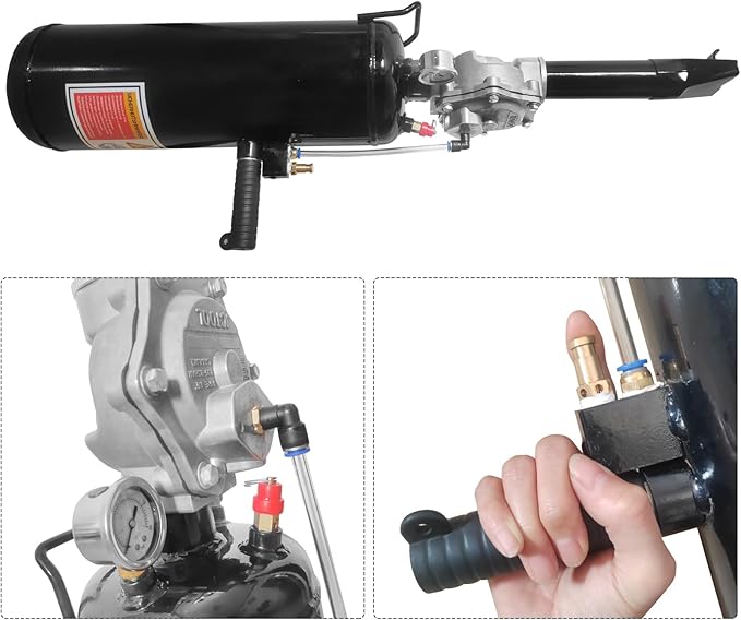 Tire Bead Seater,2.1 Gallon/8L Portable Air Tire Bead Trigger Seating Inflator,87-116 PSI Operating Pressure Tire Inflator Tool for Tractor Truck ATV Car and Automobile Repair