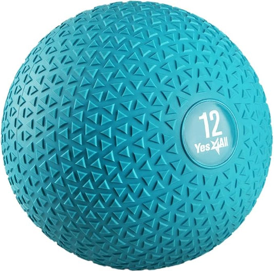 Yes4All Slam Balls, 10-40lb Weighted Ball Weight, Durable PVC Sand Filled Workout Dynamic Slam Ball for Core Strengthen