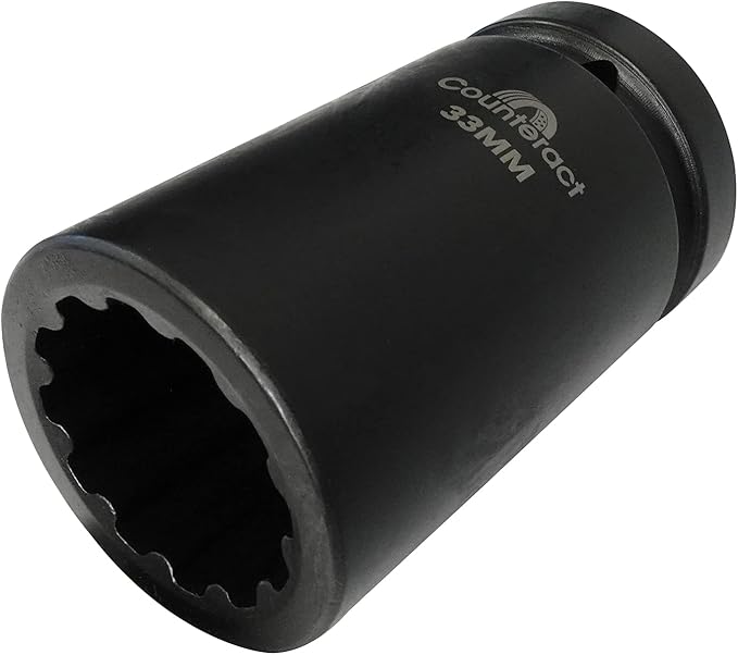 Counteract Socket – 6 Way Socket - 33mm - 1" Drive