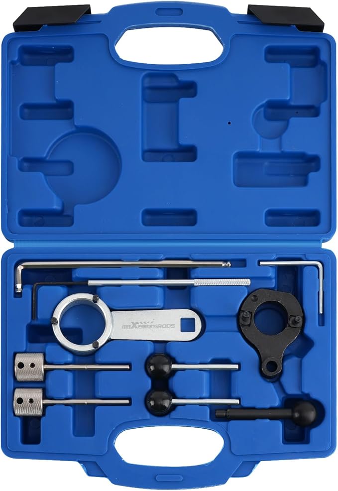 maXpeedingrods Camshaft Timing Belt Tool Kit for VW for Audi for Seat for Skoda 1.6 2.0 for TDI CR Diesel Engine 2012-Up, Replace T10264 T10265 T10060A 3359 T10051 T10490, with Carrying Case