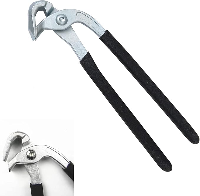 CXGS Paintless Dent Repair Kit Car Door Fender Edge Repair Tool Auto Body Pliers Heavy Duty Car Door Panel Fix Tool Portable Metal Crimp Vise Car Fender Panel Leaf Edge Pliers Repair Tools (Black)