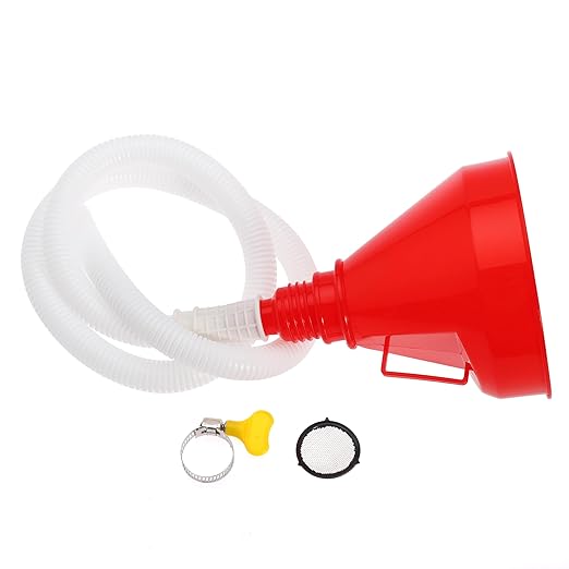 Wide Mouth Oil Funnel Flexible Fuel Funnel with Long Hose Funnels for Automotive Use Car Funnel for Engine Gas Gasoline Diesel Fluid Liquid (1)