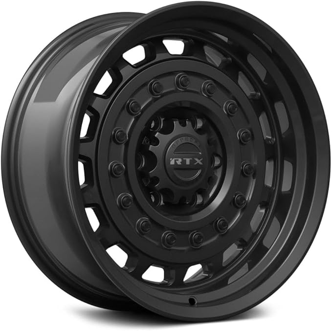 18x9 inch Custom Wheel - Satin Black Offroad Design Aluminum Alloy Rim Offroad Bolt- Pattern 6x139.7 mm Offset 0 mm