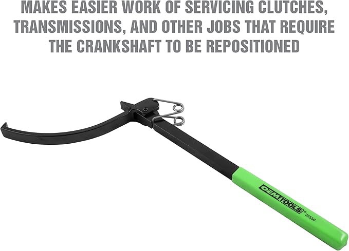 OEMTOOLS 25556 Flywheel Turner, Flexplate Tool, Flywheel Wrench, Sure Grip Flywheel Turning Tool, Flywheels Specialty Tools, Engine Rotating Tool