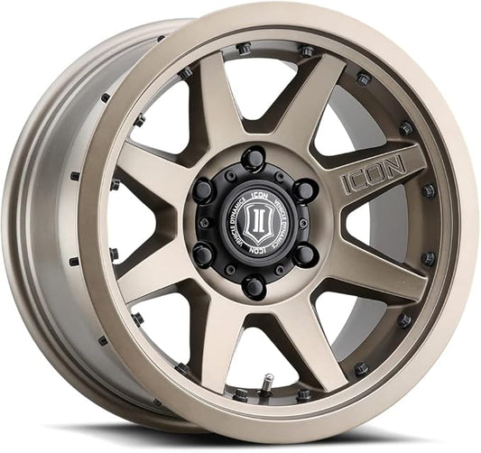 ICON Alloys Rebound Pro, Bronze, 17 x 8.5/5 x 4.5, 0mm Offset, 4.75" BS, 21817856547BR
