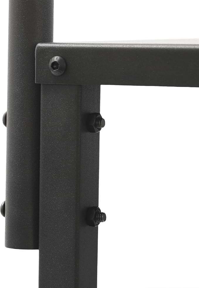 RV Stairs W/Handrail, 4 - Step Stair Hot Tub Steps Swimming Pool Ladder Above Ground, Universal Portable Mobile Home Steps with Handrail for Outdoor