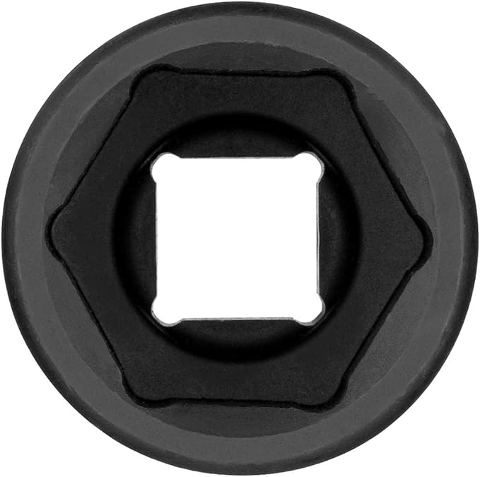 Jetech 3/4 Inch Drive 38mm Standard Impact Socket, Made with Chrome Molybdenum Alloy Steel, Heat Treated, 6-Point Design, Metric