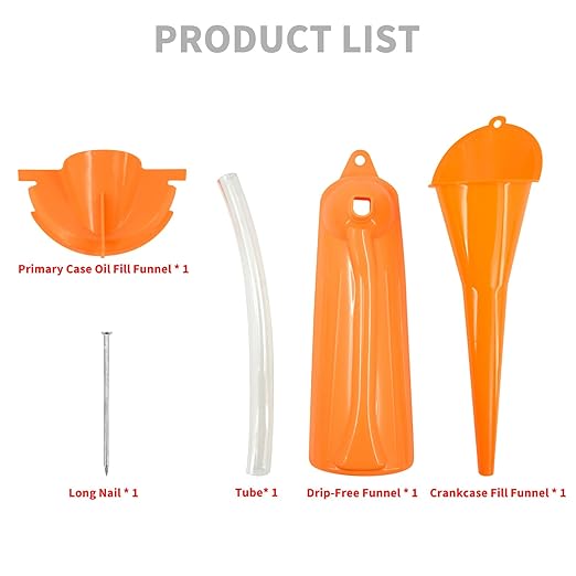 Oil Change Kit Crankcase Fill Primary Case Oil Fill Funnel Drip Oil Filter Funnel Set Fit for Harley Models