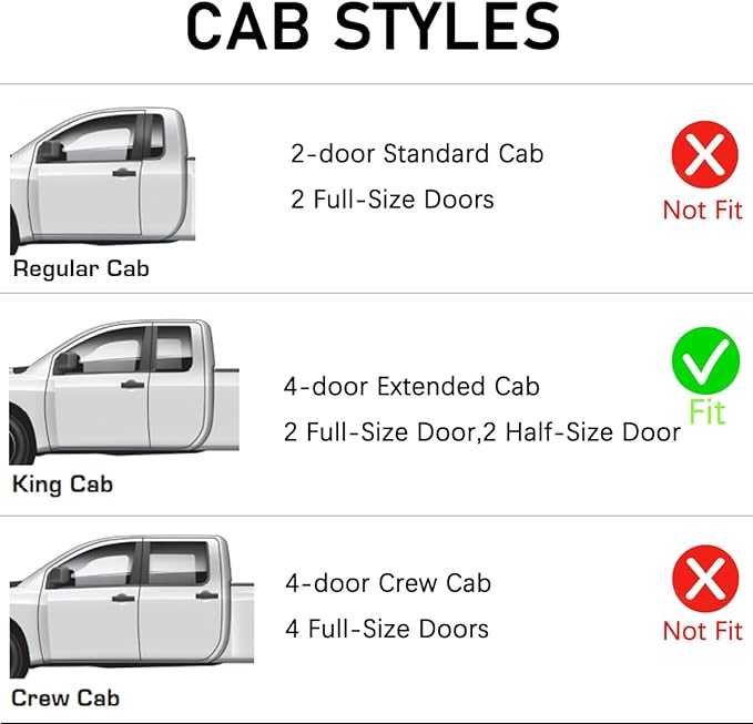 Lightronic Extra Durable Clip-on in-Channel Auto Vent Window Visor, Fits 2005-2020 Nissan Frontier King Cab, UV Protection Rain Guard, Original Wind Deflector, No-Drill Install, Dark Smoke, 2-Pcs