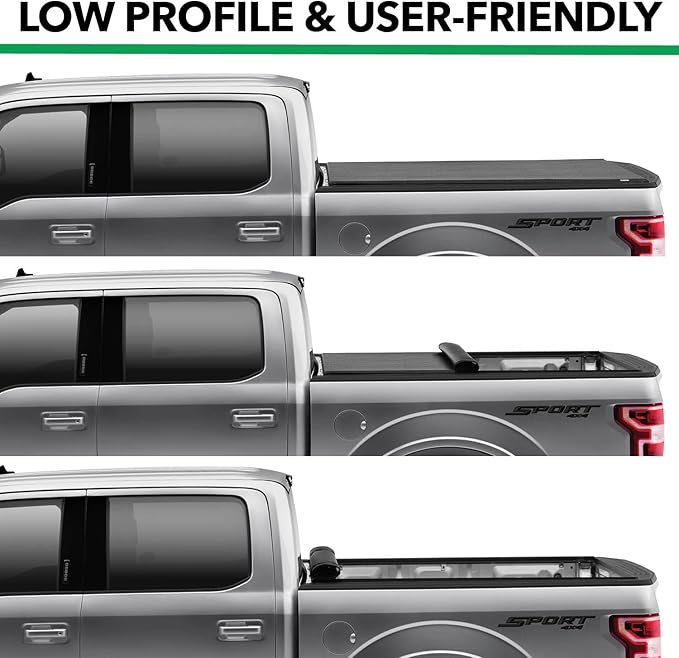 Gator ETX Soft Roll Up Truck Bed Tonneau Cover | 53311 | Fits 2008 - 2016 Ford F-250/350/450 Super Duty 6' 9" Bed (81")