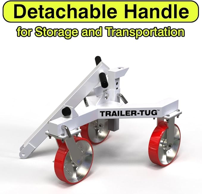 Trailer Tug | Supports up to 20,000LBS | 3,500 lb Max Tongue Weight | Mover for RV, Boat, Camper, Flatbed, Enclosed Trailers | World's Greatest Trailer Dolly