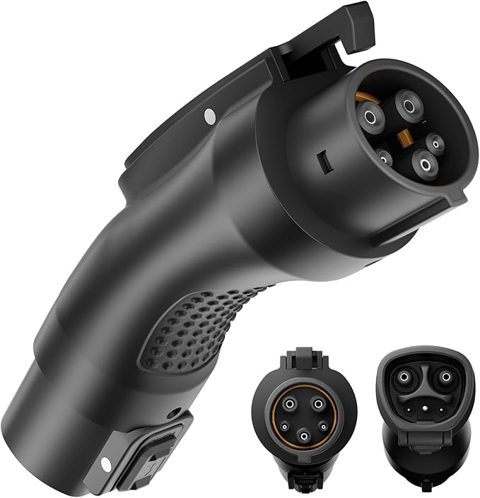 Tesla to J1772 Adapter,48A 250V NACS to J1772 Converter, Compatible with Tesla High Powered Connectors, Destination Chargers & Mobile Connectors for J1772 Electric Vehicles