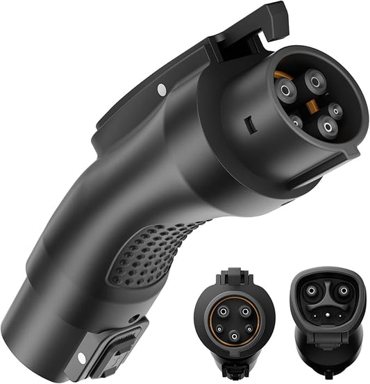Tesla to J1772 Adapter,48A 250V NACS to J1772 Converter, Compatible with Tesla High Powered Connectors, Destination Chargers & Mobile Connectors for J1772 Electric Vehicles