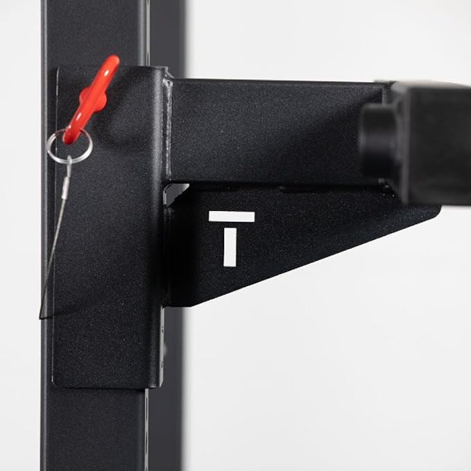 Titan Fitness T-3 Series Y-Dip Bar, Rack Mounted Dip Attachment, 500 LB Capacity, Fits 2 x 3 tubular steel