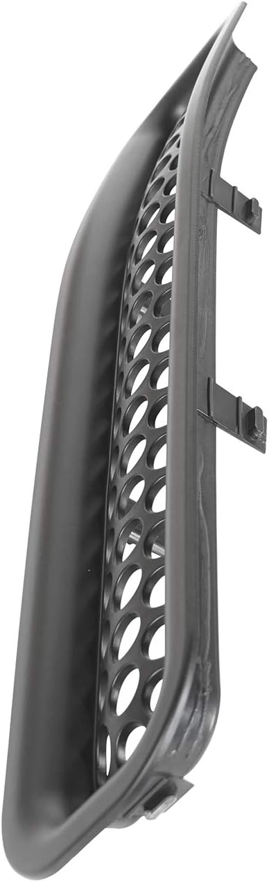 Hooke Road Wrangler Grill Mesh Inserts Front Grille Guard Cover Clip-in Matte Black for 1997-2006 Jeep Wrangler TJ & Unlimited (Pack of 7)
