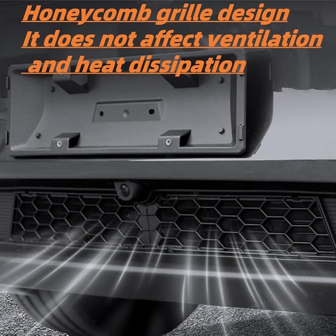 Front Grill Mesh for Tesla Model Y Juniper 2025 2026 Front Air Inlet Vent Grille Cover with Segmented Version Removable Mesh Replacement for Tesla New Model Y Accessories (Black)