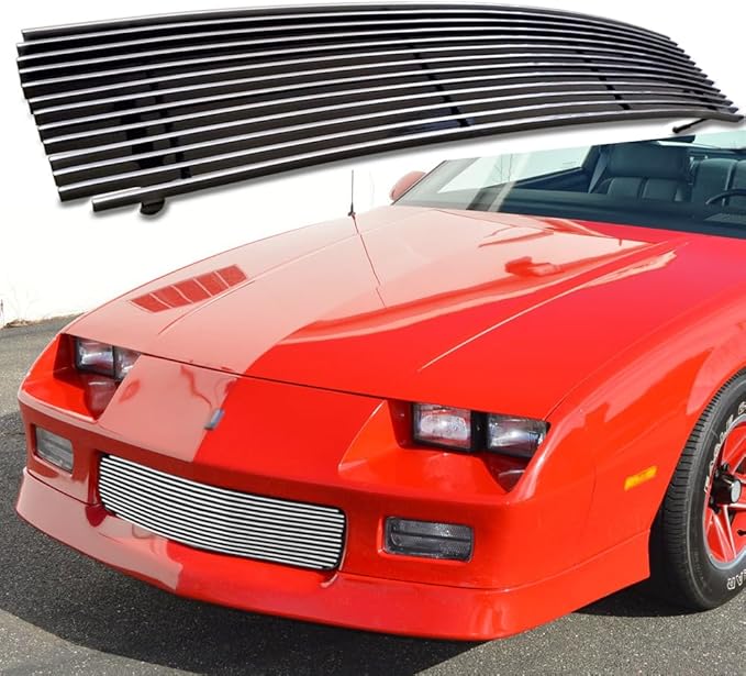 Lower Bumper Grill Insert Fits 1988 89 90 91 92 Chevy Camaro Front Grille Aluminum Chrome