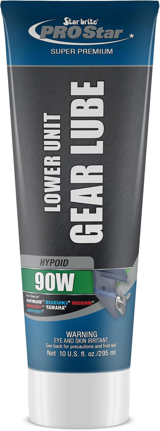 STAR BRITE Hypoid 90W Lower Unit Gear Lube - Ultimate Marine Grade Lubricant for Outboard Motors & Stern Drives - 10 OZ (027110)