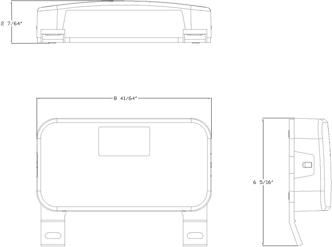 Lumitronics Red Surface Mount Stop/Turn/Tail, License Bracket/Light for RV, Trailer, Camper, 5th Wheel and Motorhomes (White)