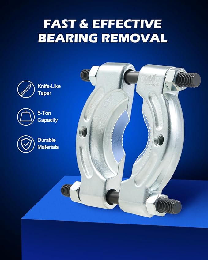 Orion Motor Tech Bearing Puller Set, 5 Ton Capacity Bearing Separator, Pinion Wheel Bearing Removal Kit with 2" and 3" Jaws, Wheel Hub Axle Puller Set, Heavy Duty Bearing Splitter Tool Kit